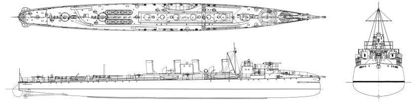 Миноносец буйный 1904