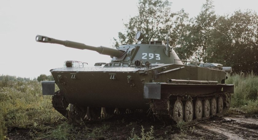 Пт-76 в Чечне