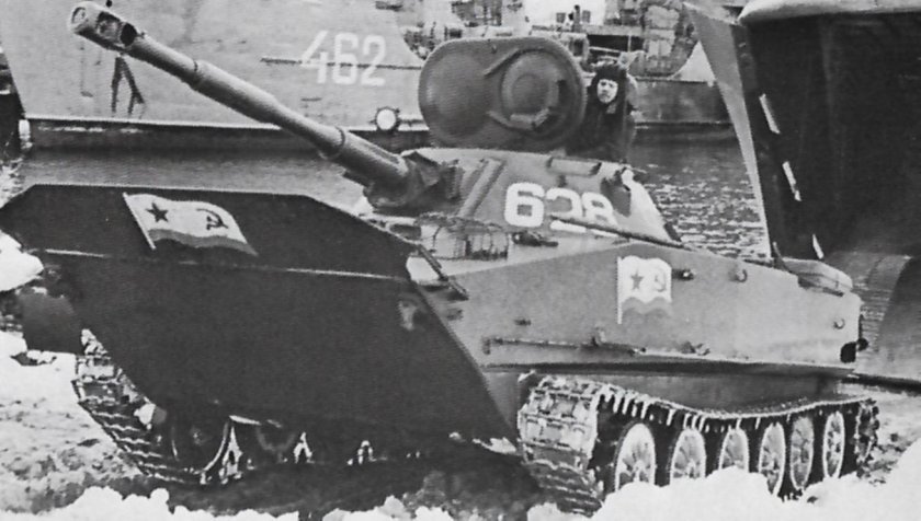 Пт-76б плавающий танк