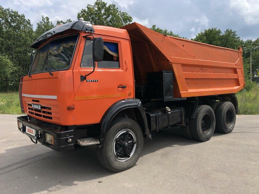 КАМАЗ 5511 оранжевый