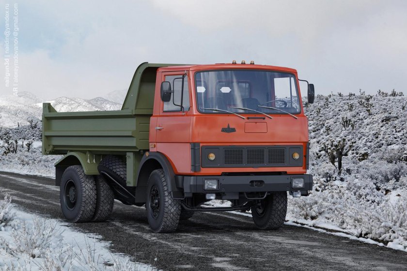Грузовик МАЗ 5551