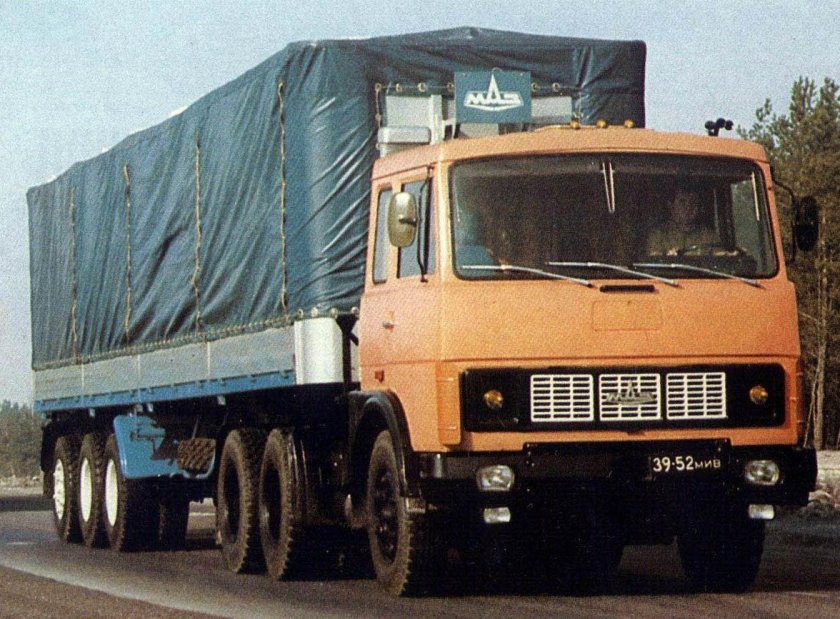 МАЗ-6422 С полуприцепом