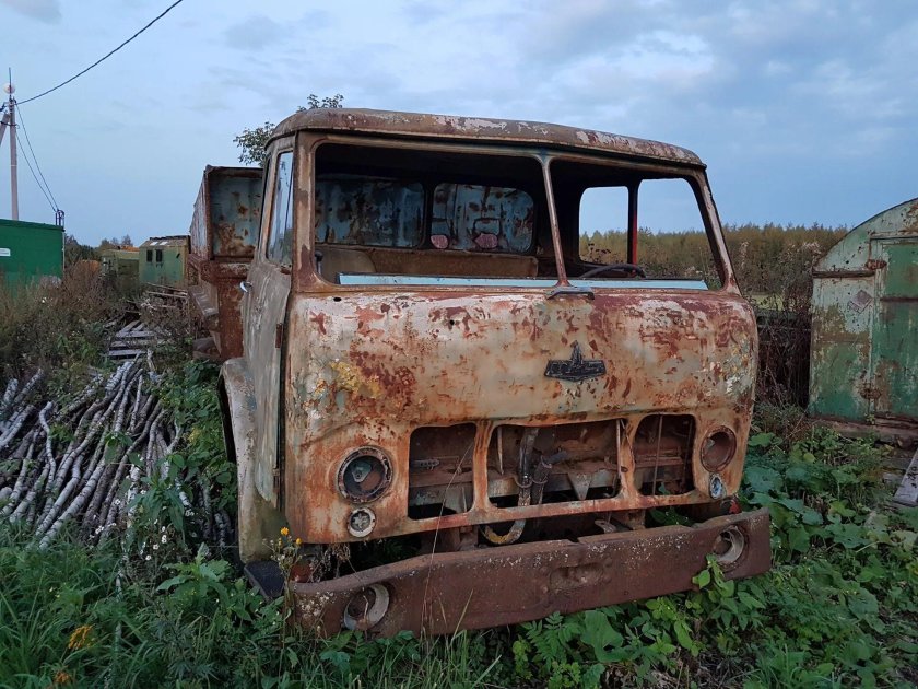 Заброшенный МАЗ-504в