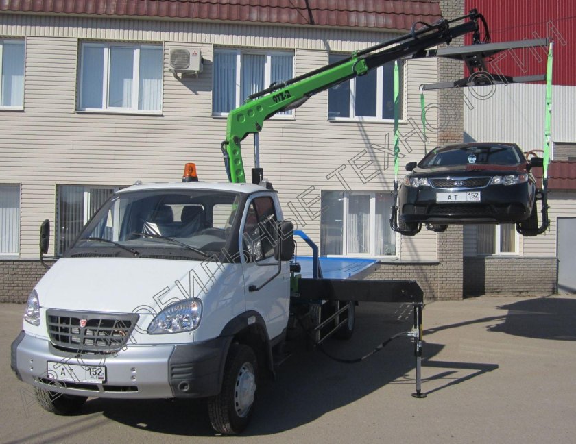 Валдай эвакуатор с КМУ