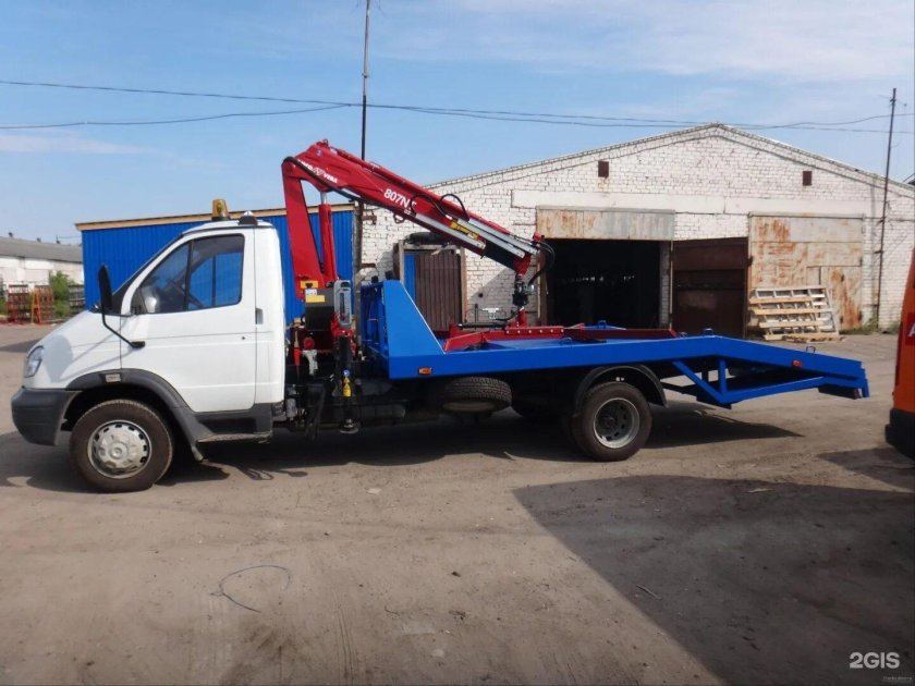 Валдай Некст эвакуатор с КМУ