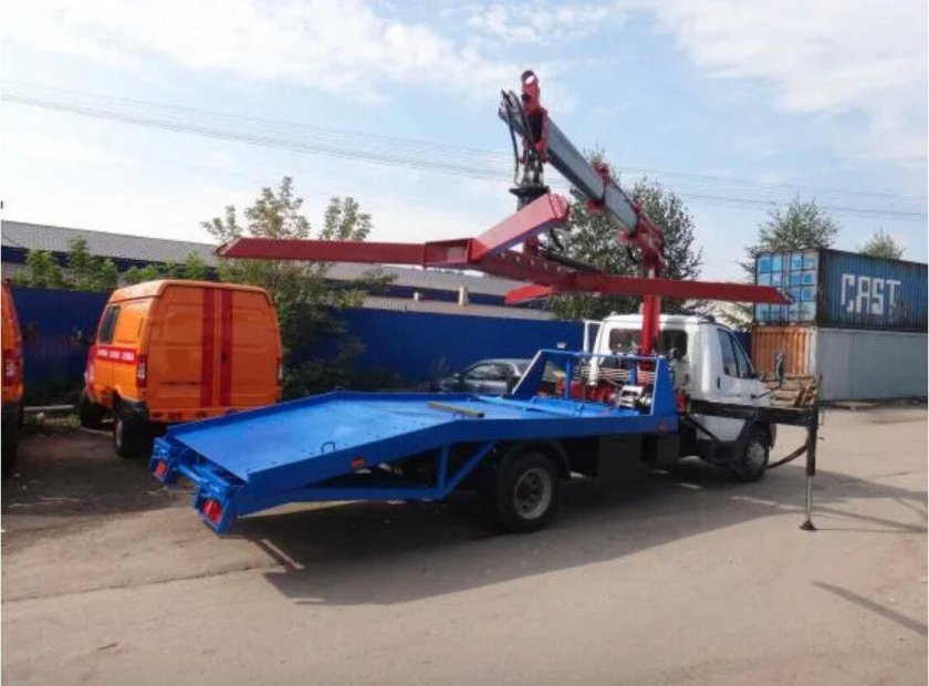 Валдай эвакуатор с КМУ