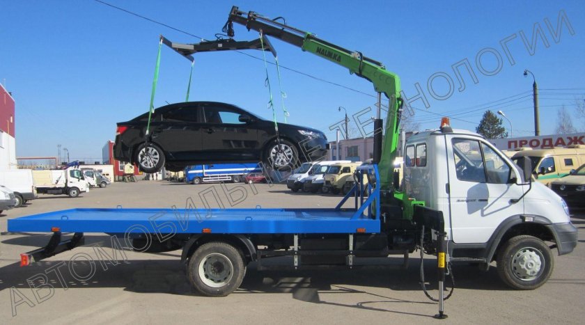 Газ валдай эвакуатор с манипулятором