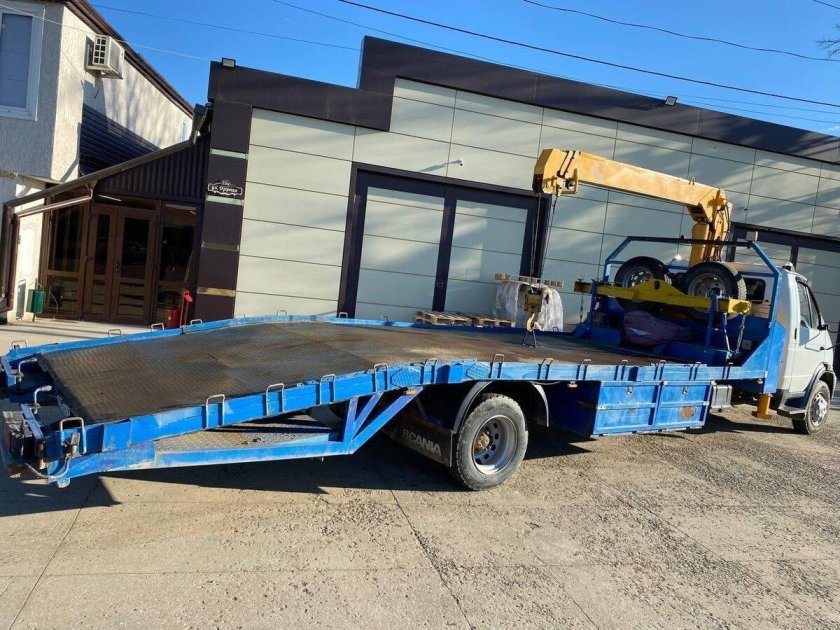 Эвакуатор газель некст со сдвижной платформой