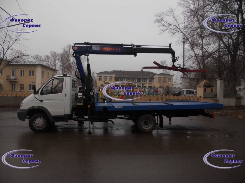 Газ валдай эвакуатор с манипулятором