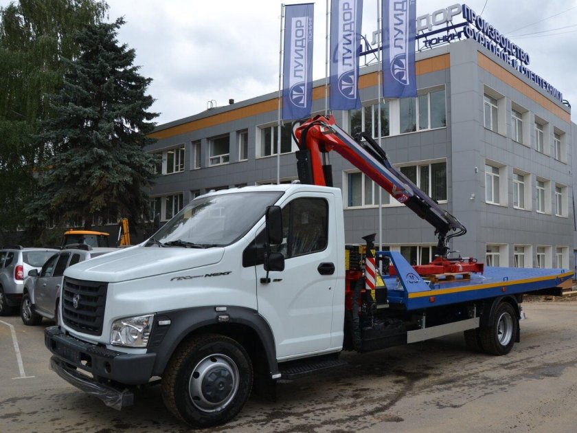 ГАЗ газон next c41r33 с КМУ