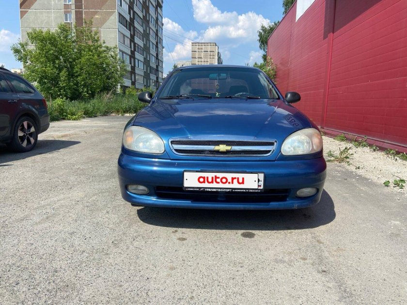 Шевроле ланос синий
