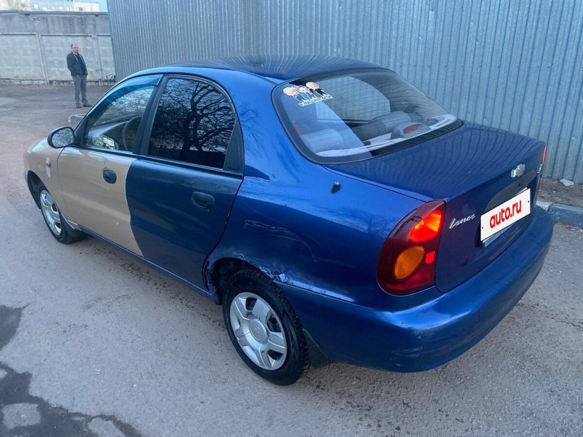 Шевроле ланос синий