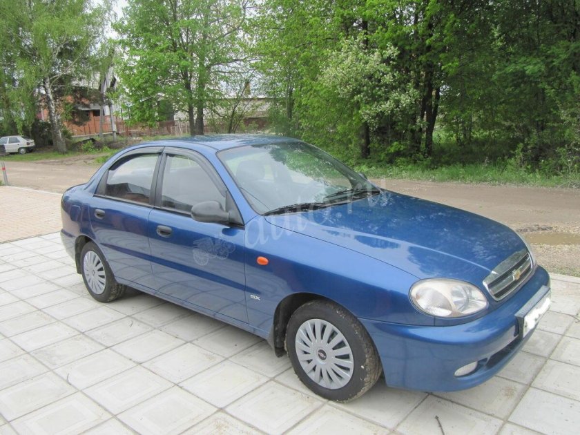 Шевроле Ланос 2008 синий