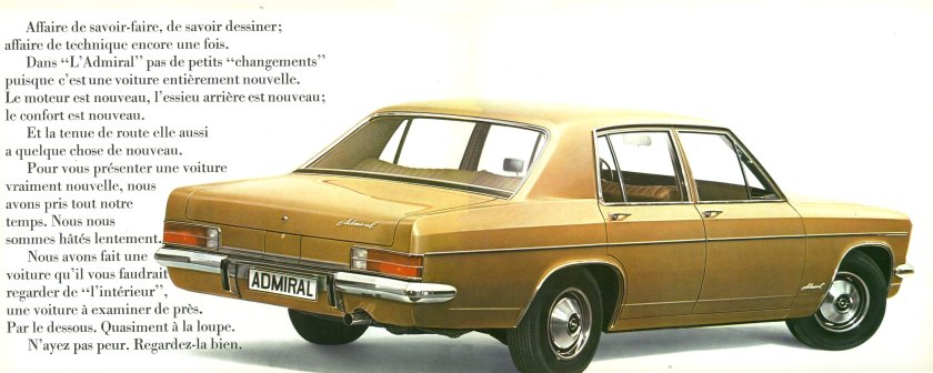 Opel Admiral 1970