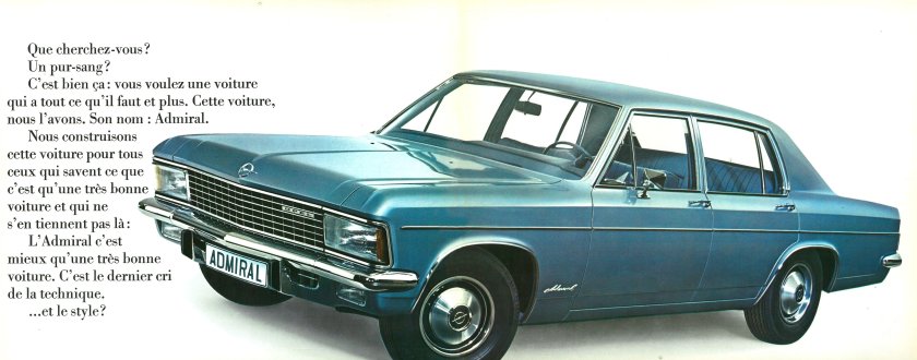 Opel Admiral 1970