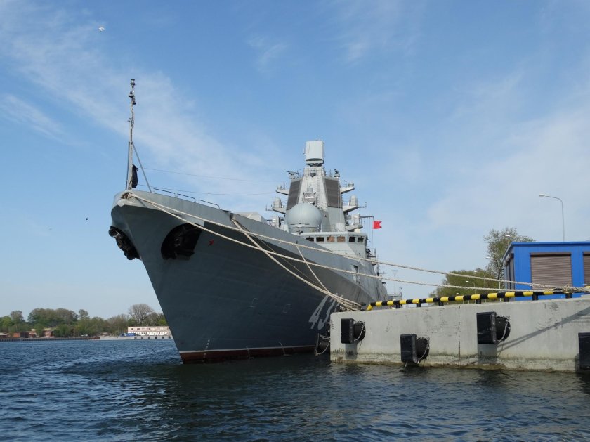 Самый большой военный корабль построенный в современной России