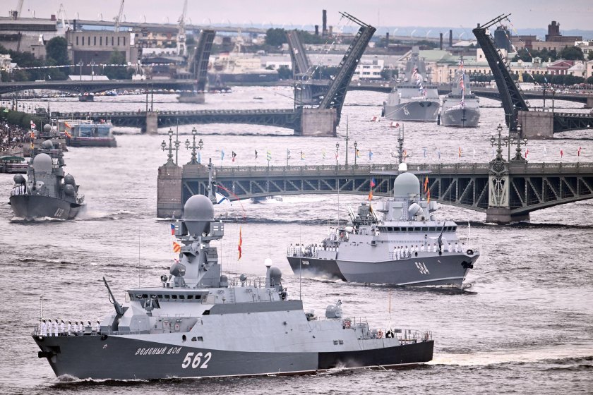 Военно-морской парад 2023 в Санкт-Петербурге