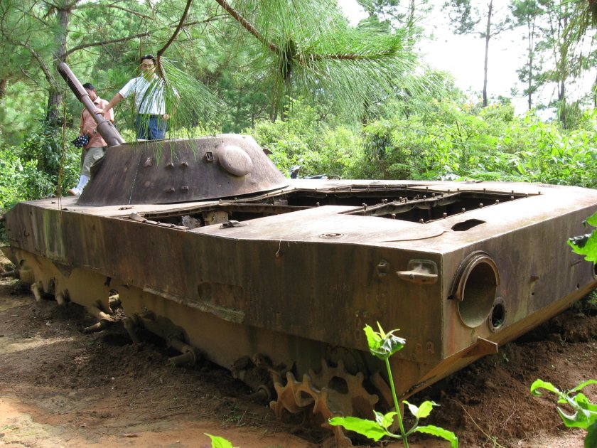 Танк пт 76 во Вьетнаме