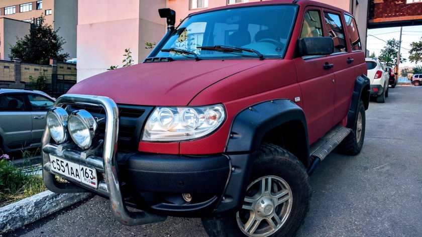 УАЗ Патриот красный Раптор