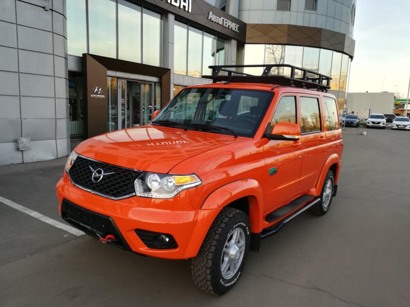 УАЗ Патриот 2021 оранжевый