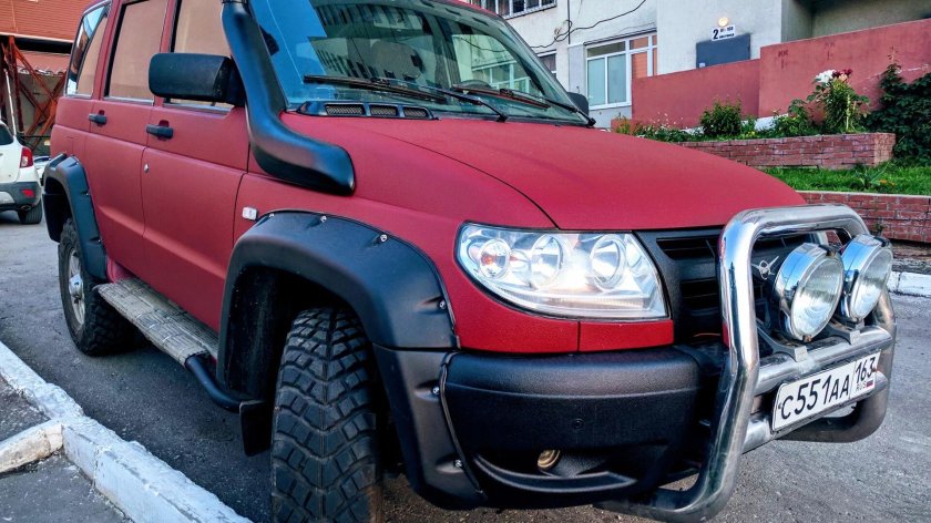 Краска Раптор УАЗ Патриот