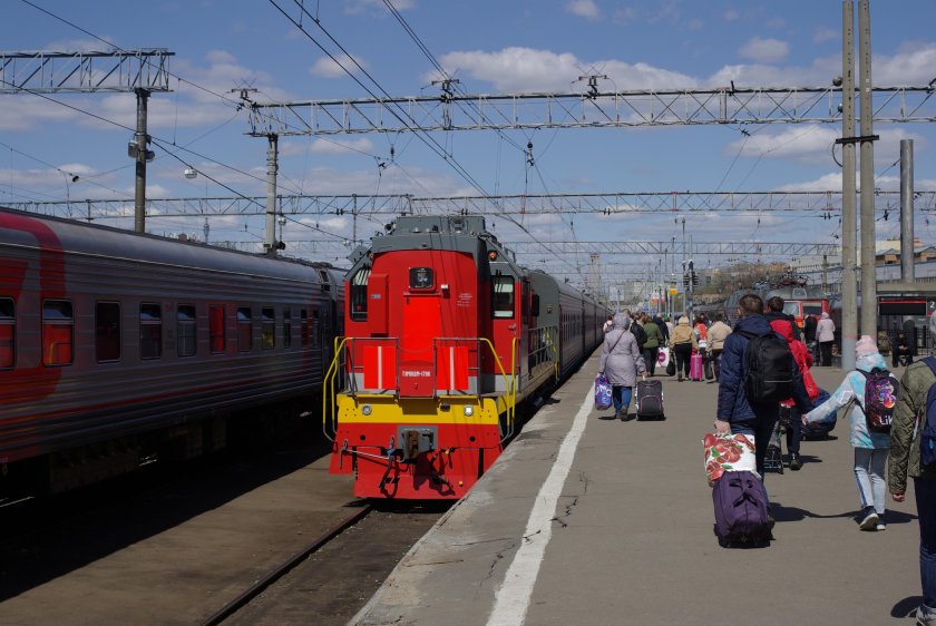 Рижский вокзал электрички