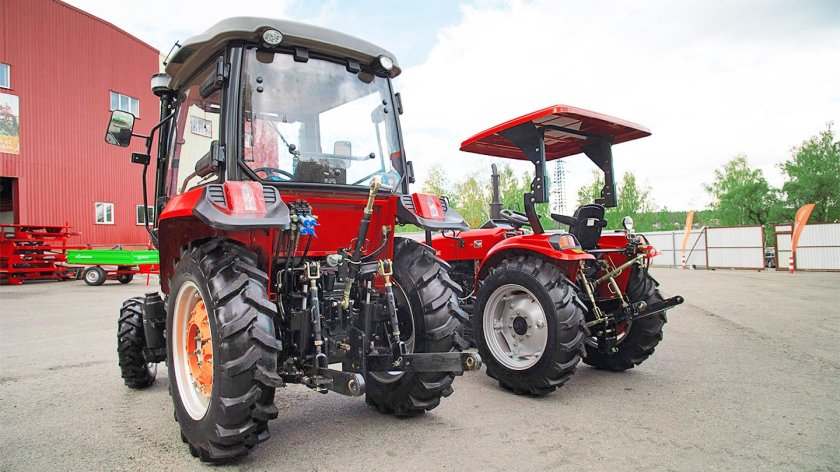 Минитрактор с кабиной