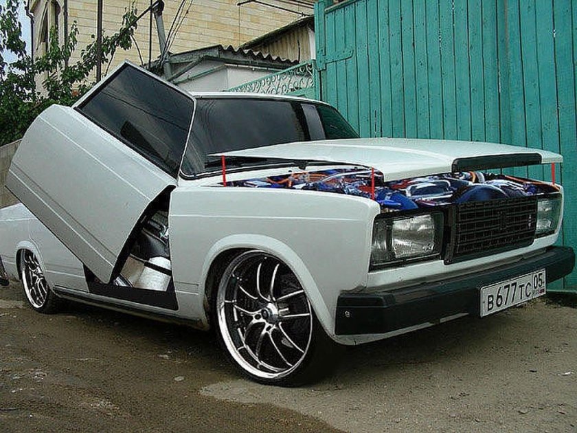 ВАЗ 2107 тюнингованная