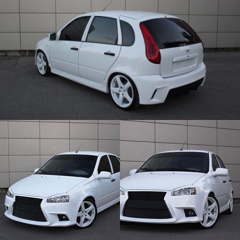 Калина 2 хэтчбек спорт обвес