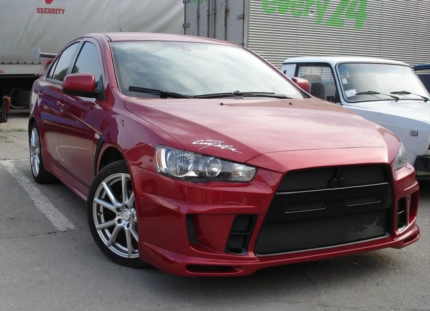 Лансер 10 бампер extreme