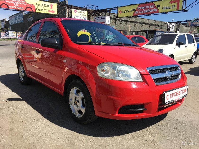 Авео т250 красная