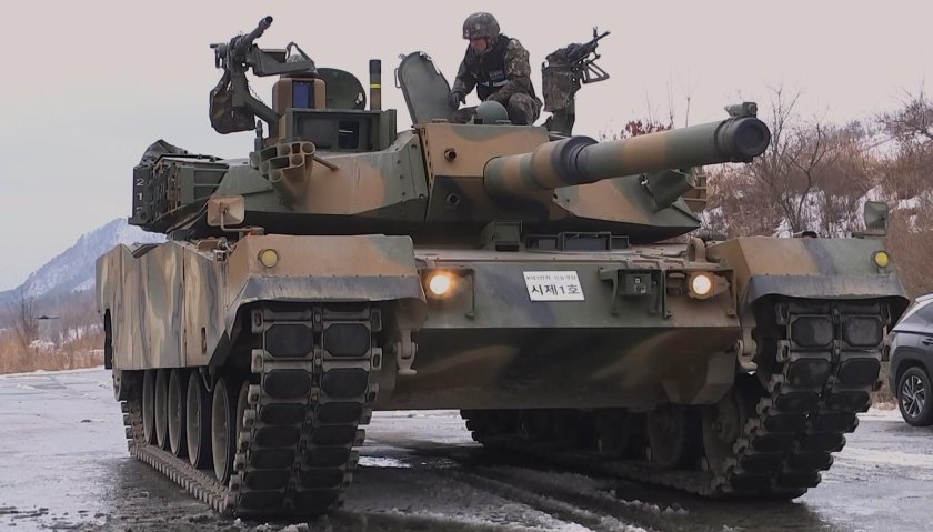 Южнокорейские танки к2 в польше