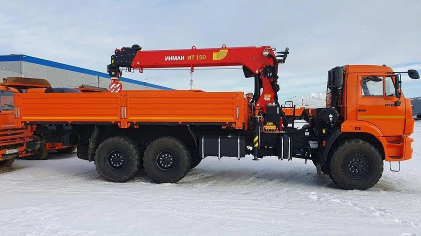 КАМАЗ 43118 С КМУ Инман ИТ-150