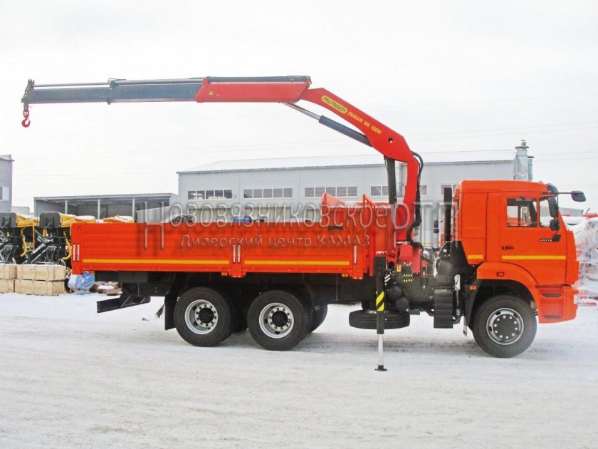 КАМАЗ 65115 бортовой с КМУ