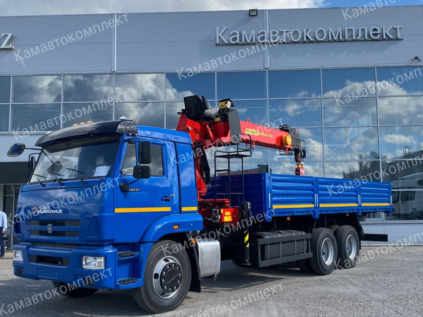 КАМАЗ 65117 бортовой с КМУ