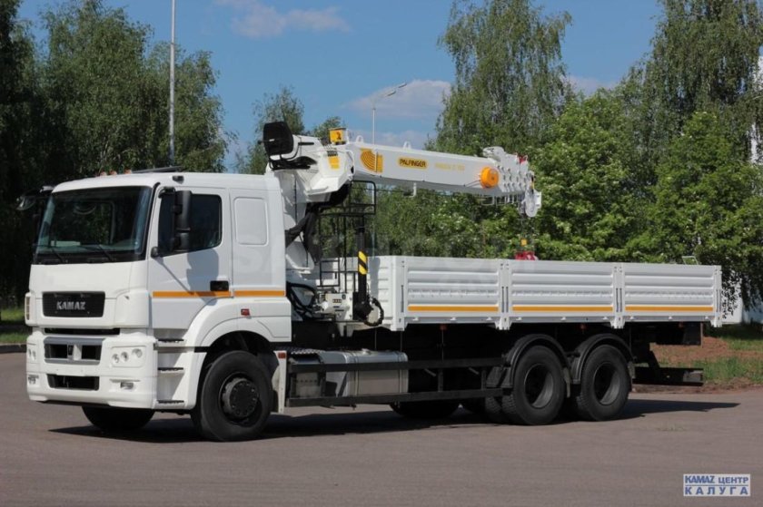 КАМАЗ 65207 бортовой с КМУ