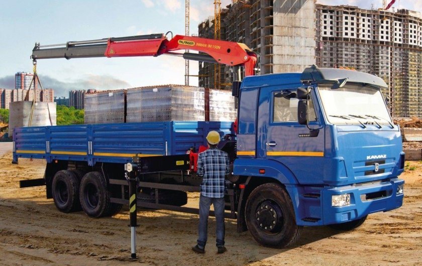 Камаз 65117 бортовой с кму