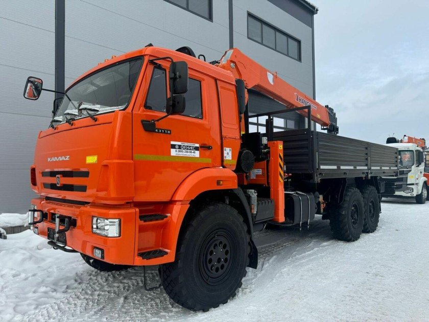 Камаз 43118 с манипулятором