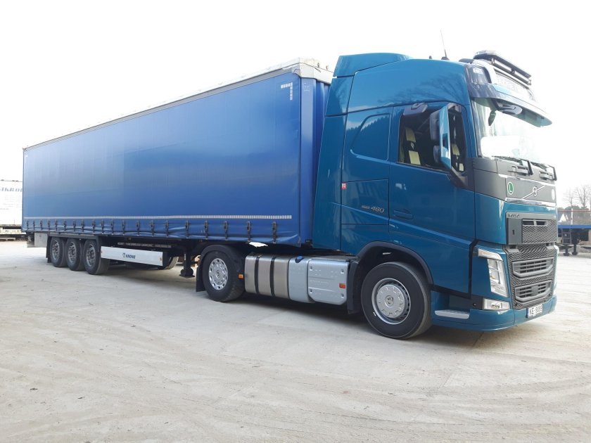 Вольво ФН 460 С полуприцепом