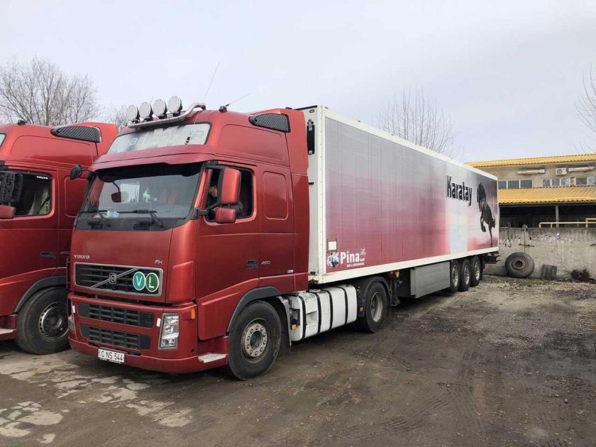 Volvo fh12 с прицепом