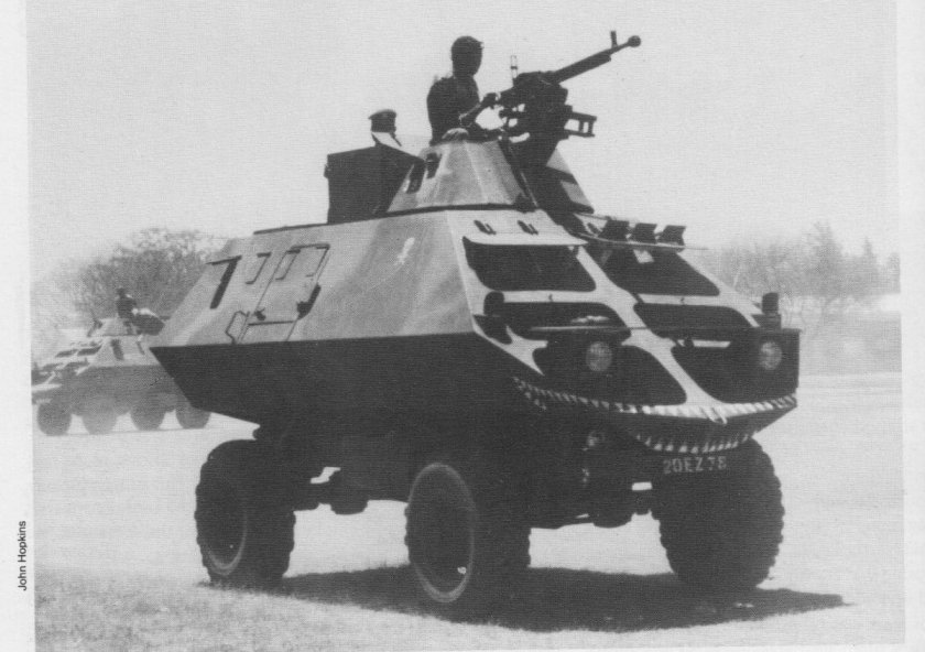 Родезийский броневик Унимог