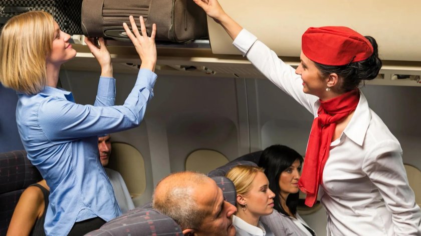 На борту самолета