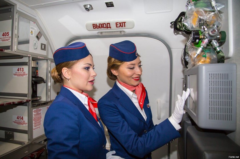 Стюардессы Пулково