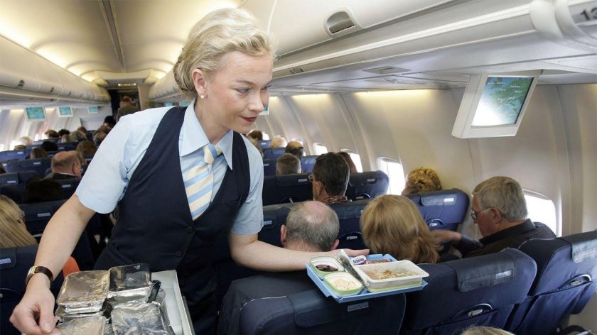Кухня в самолете