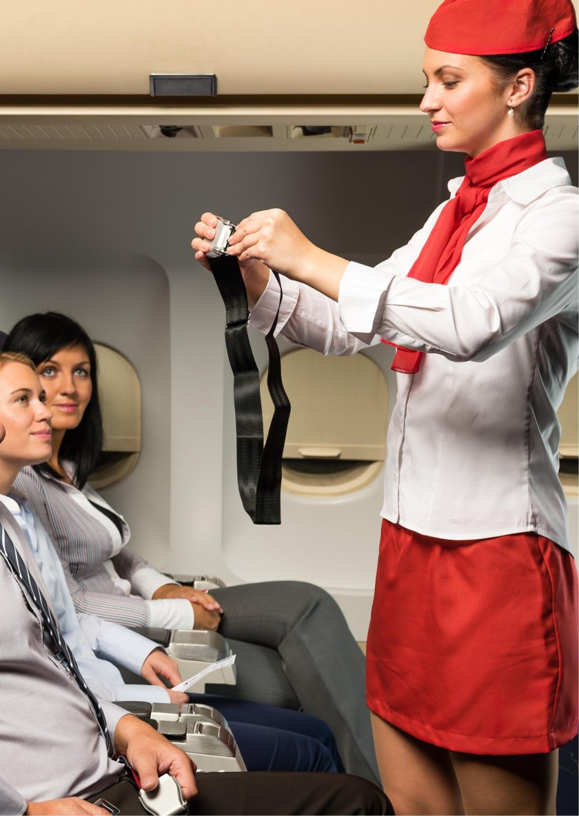 Ремень безопасности в самолете