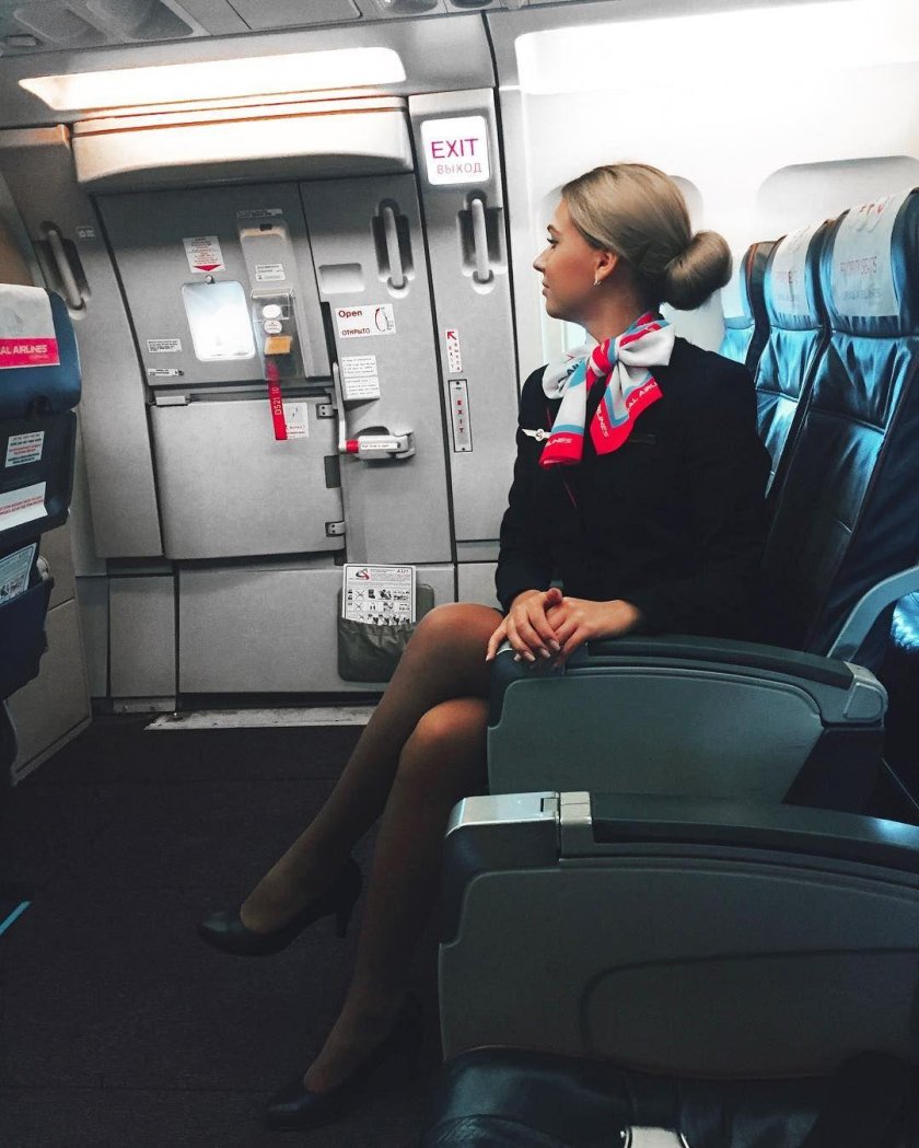 Ножки стюардесс Аэрофлота