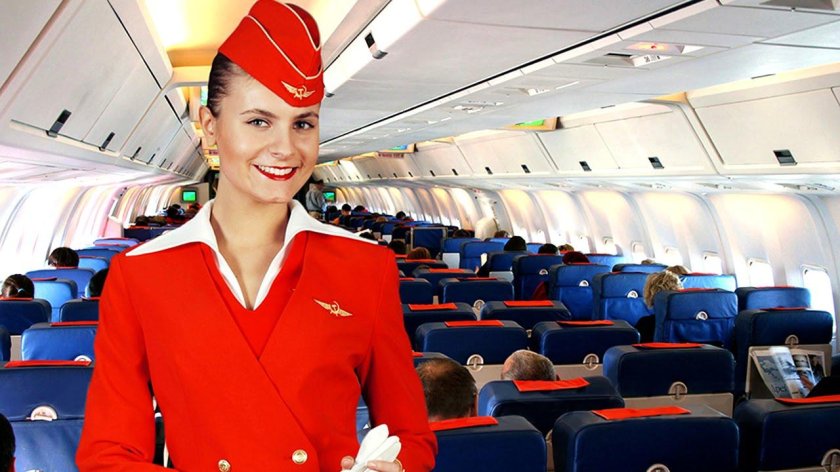 Стюардессы авиакомпании Аэрофлот