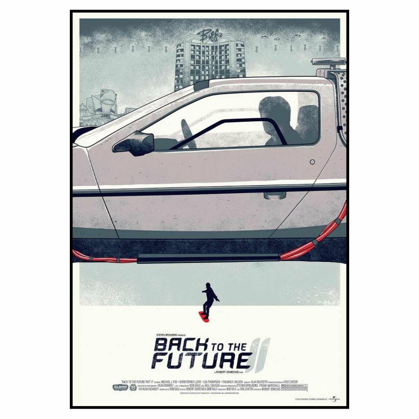 Постер back to the Future