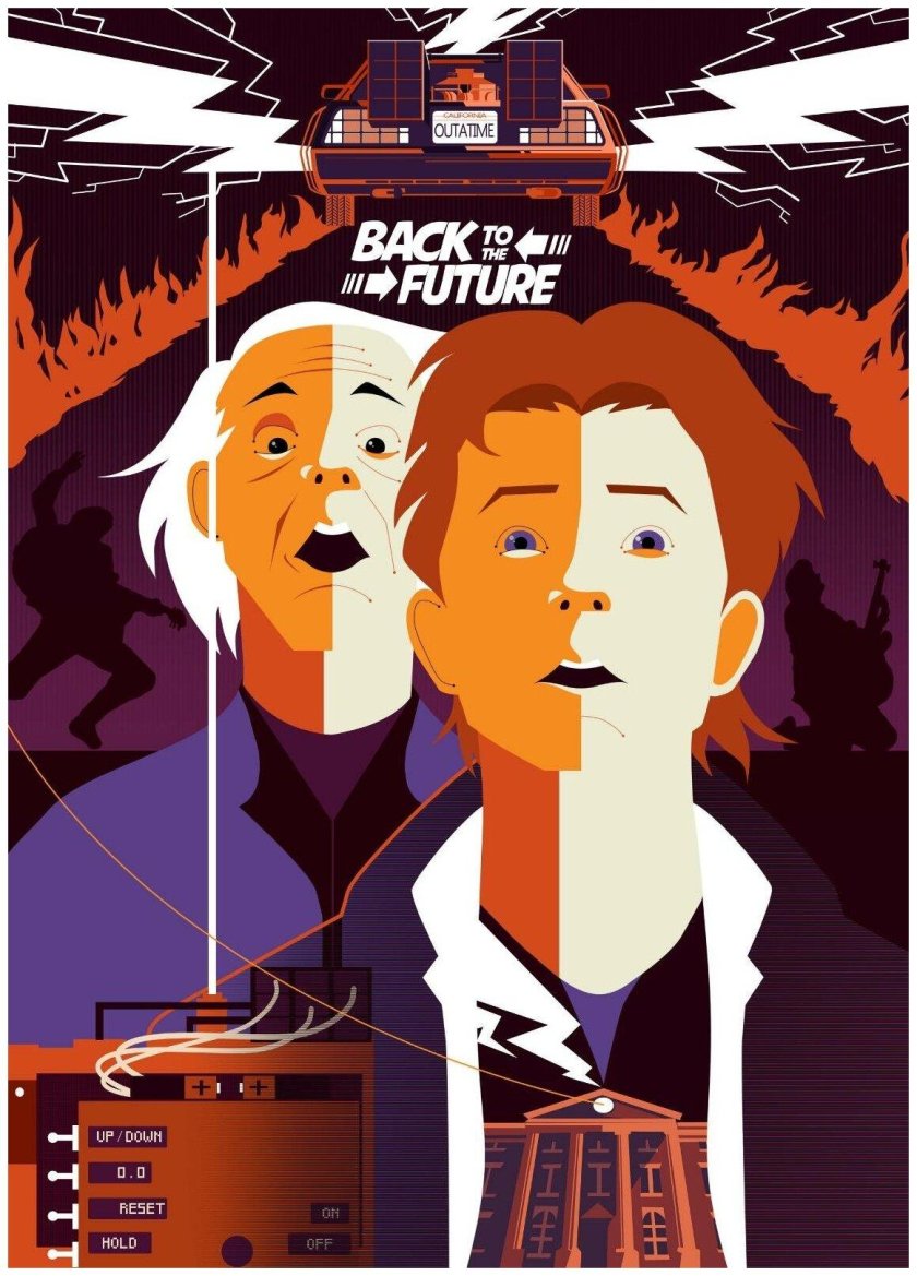 Назад в будущее плакат