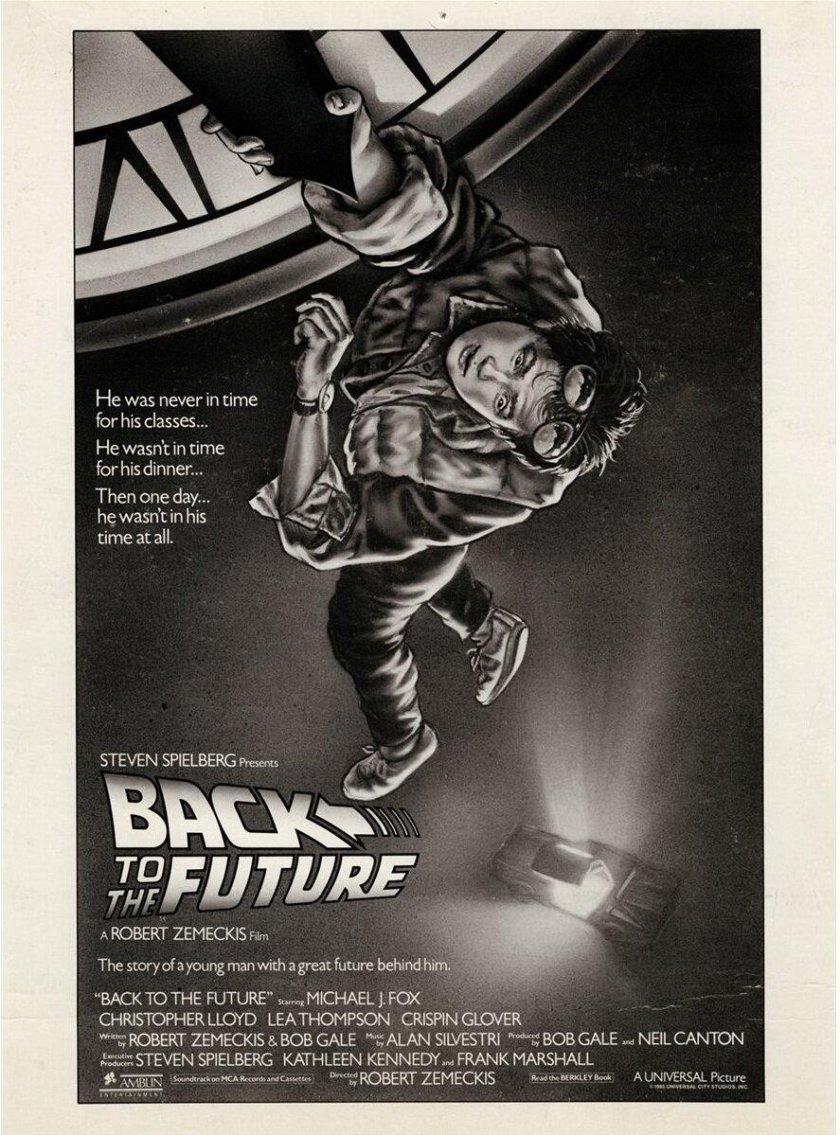 Постер фильма назад в будущее